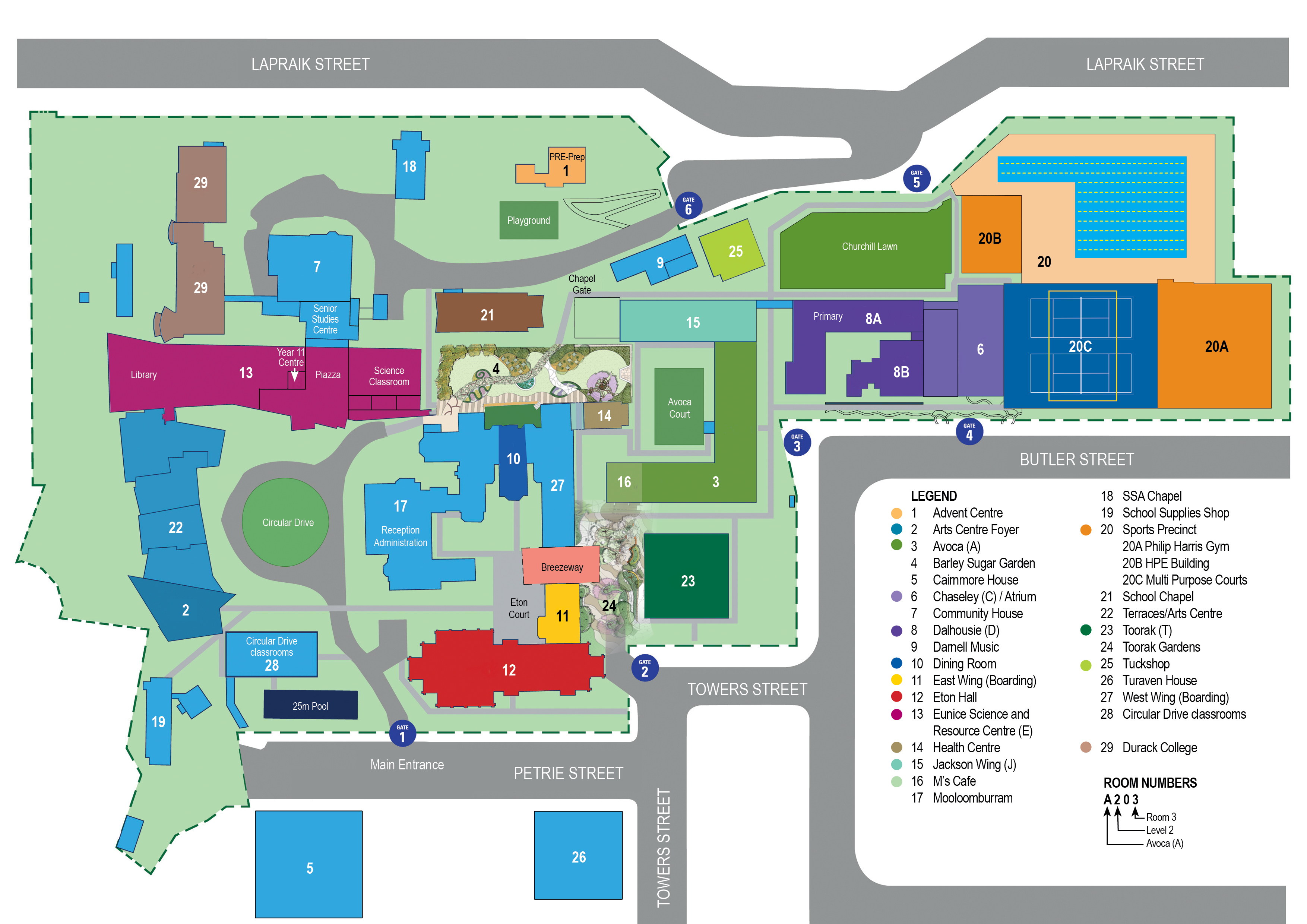 St Philip S College Map Facilities And Map - St Margaret's