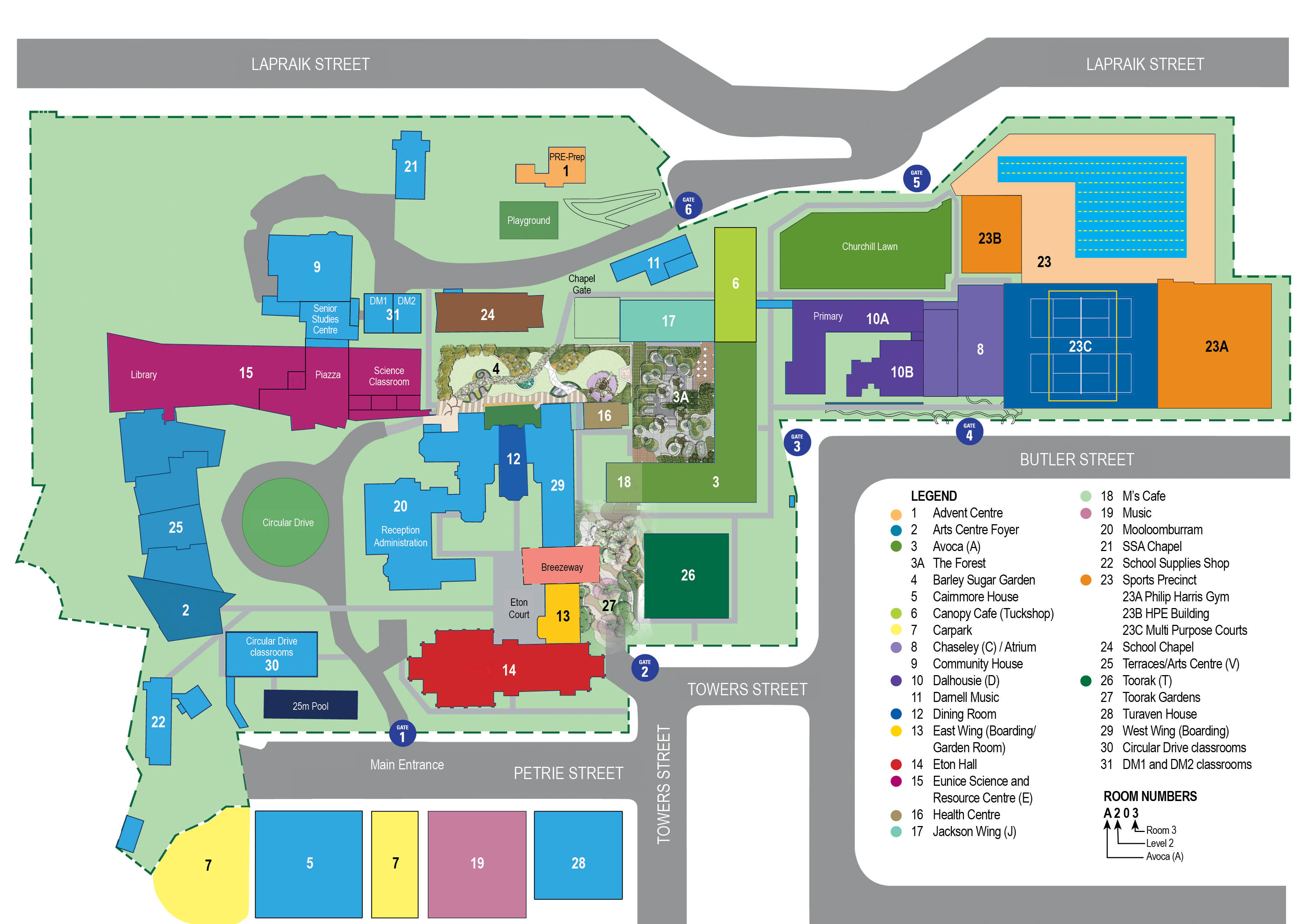 Map of school 2025
