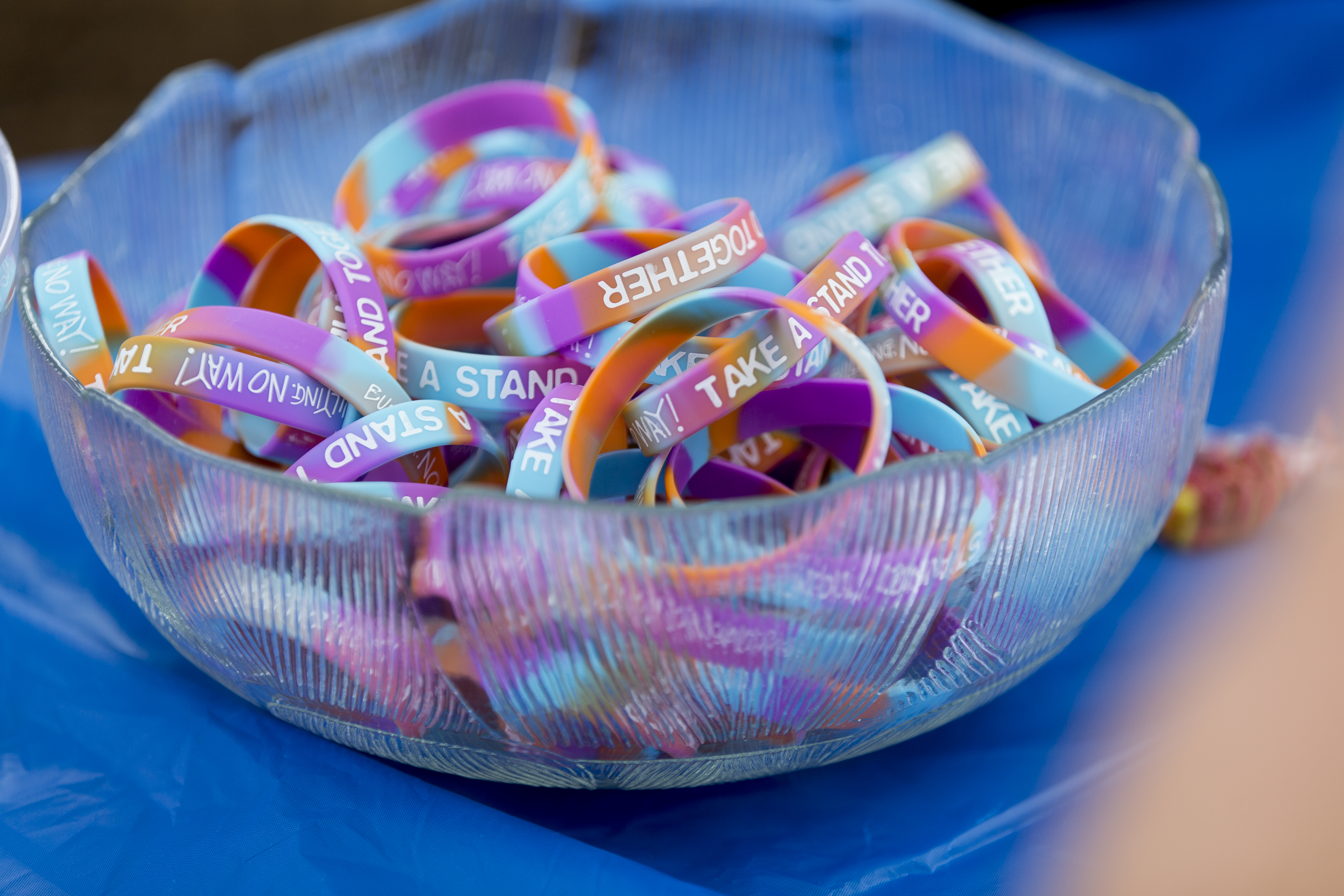 Bullying No Way wristbands serve as a reminder to St Margaret