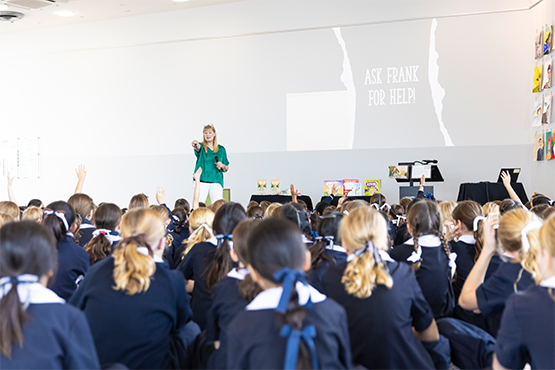 Author Jacqueline Harvey visits St Margaret's primary students 2025