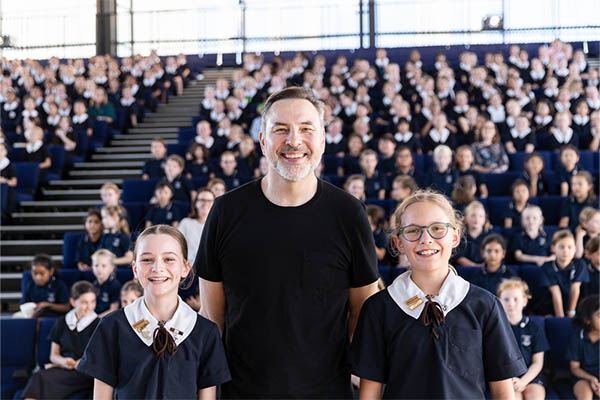 David Walliams visit to St Margaret's 5