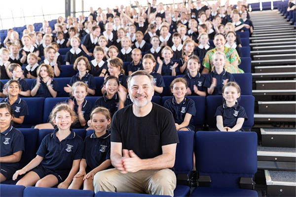 David Walliams visit to St Margaret's 6