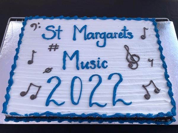 Cake formed part of the delicious treats enjoyed by students at the St Margaret