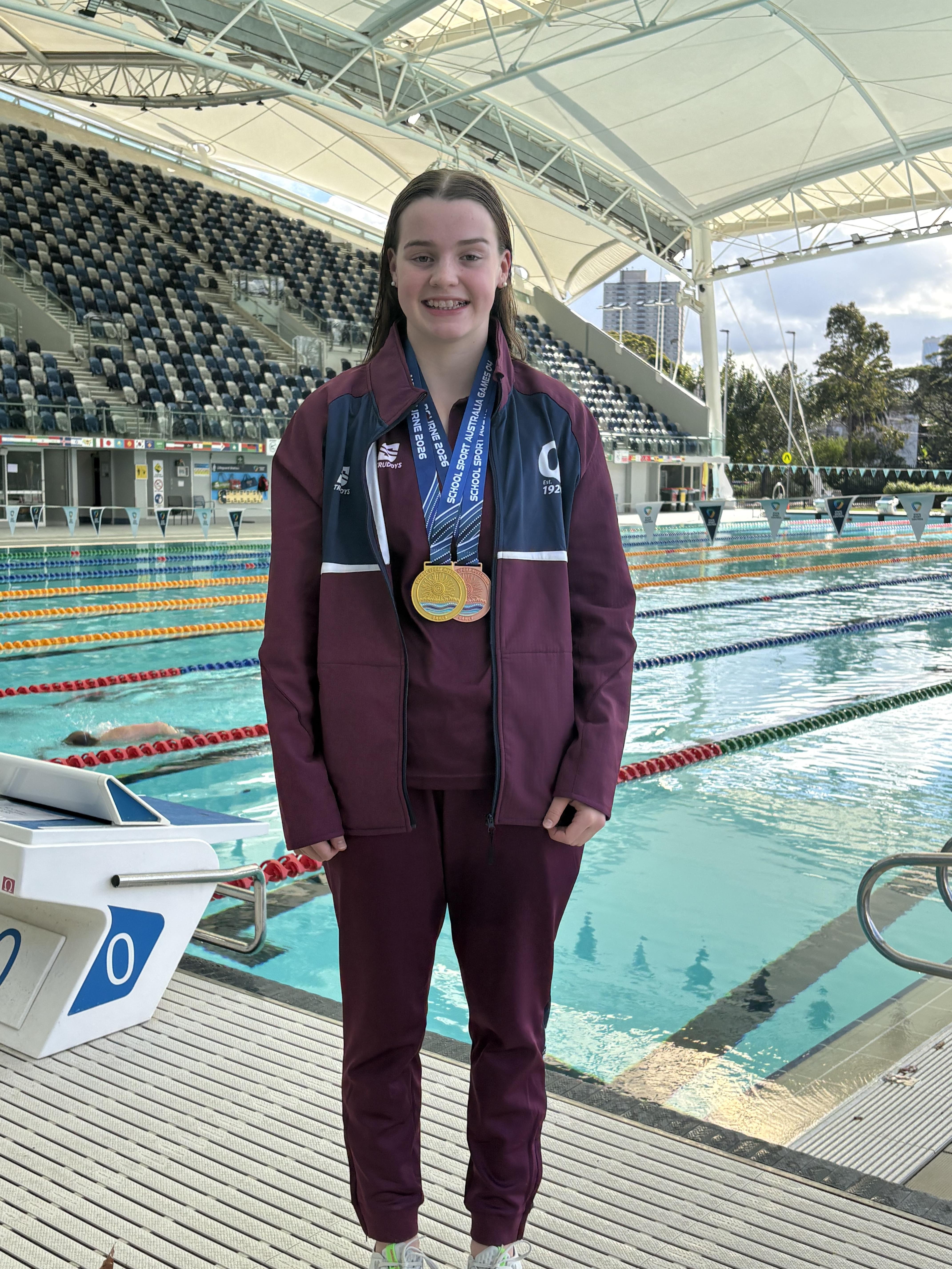 Charlotte M qg swimming