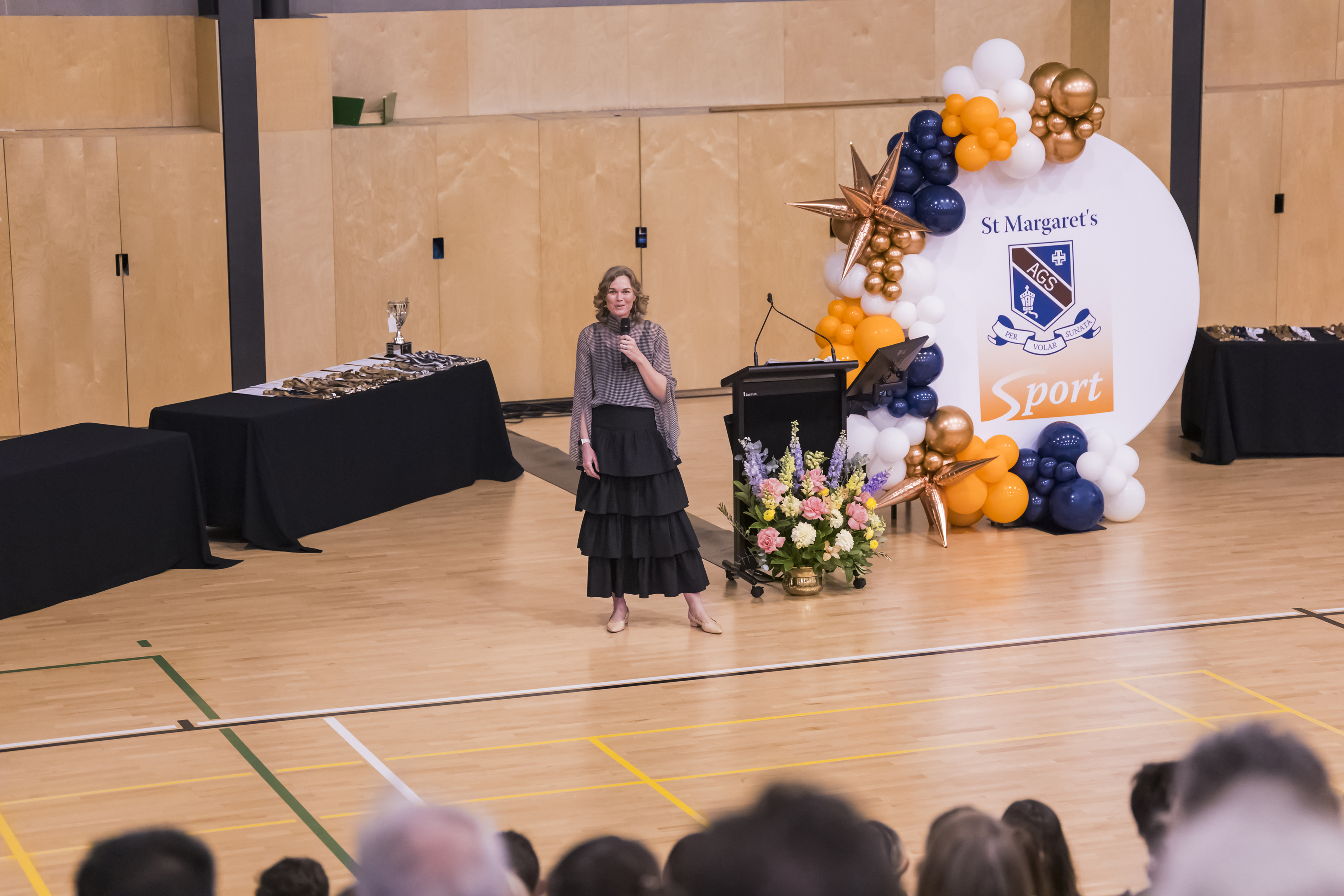 Katrina Webb presented at St Margaret's Sports Awards 2025
