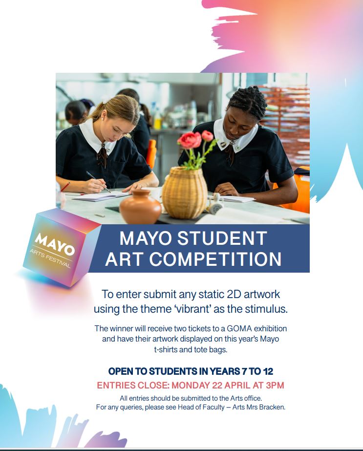 Mayo Student Art Competition Poster