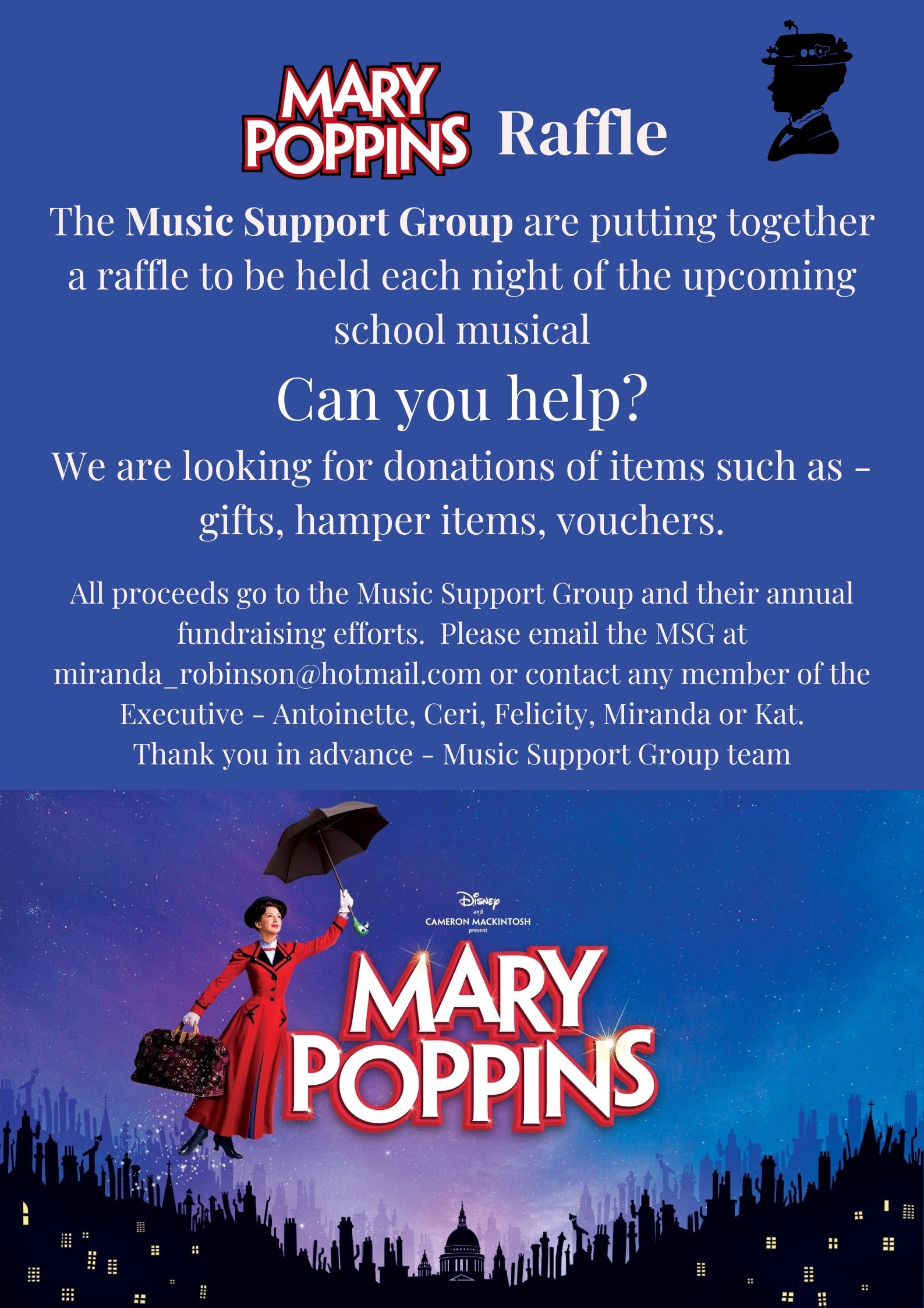 Music Support Raffle for Musical