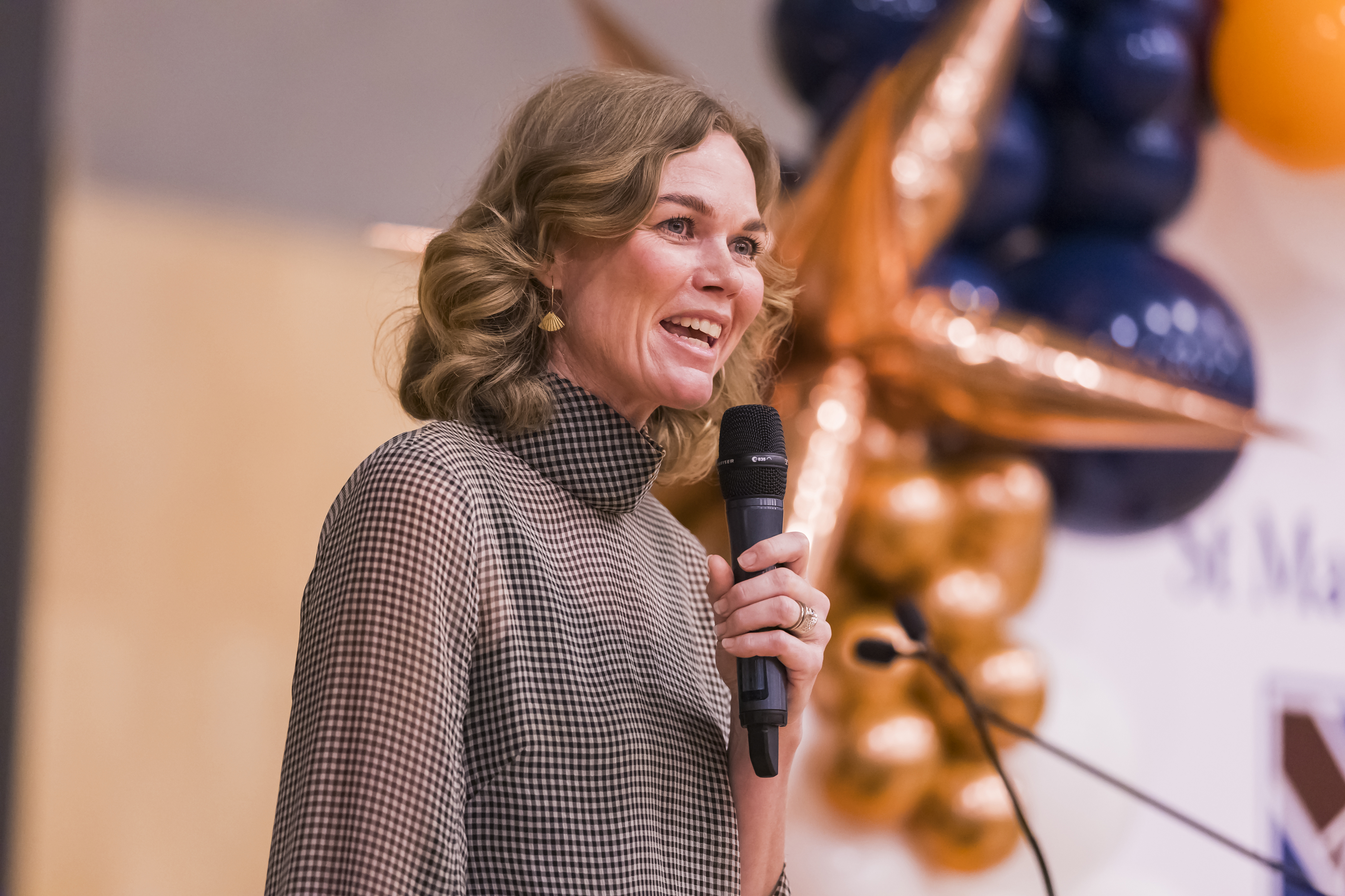 Paralympian Katrina Webb_presenter at St Margaret's Sports Awards 2025