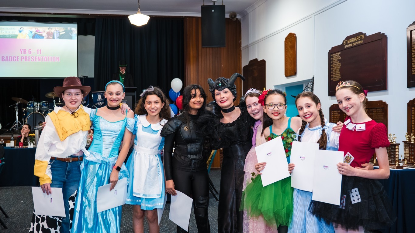 St Margaret's 2025 music dinner_students 1