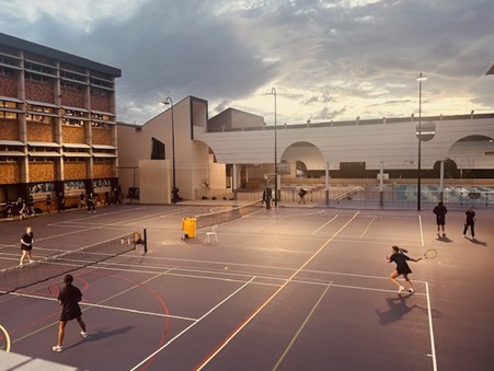 St Margaret's Sports Precinct_outdoor courts