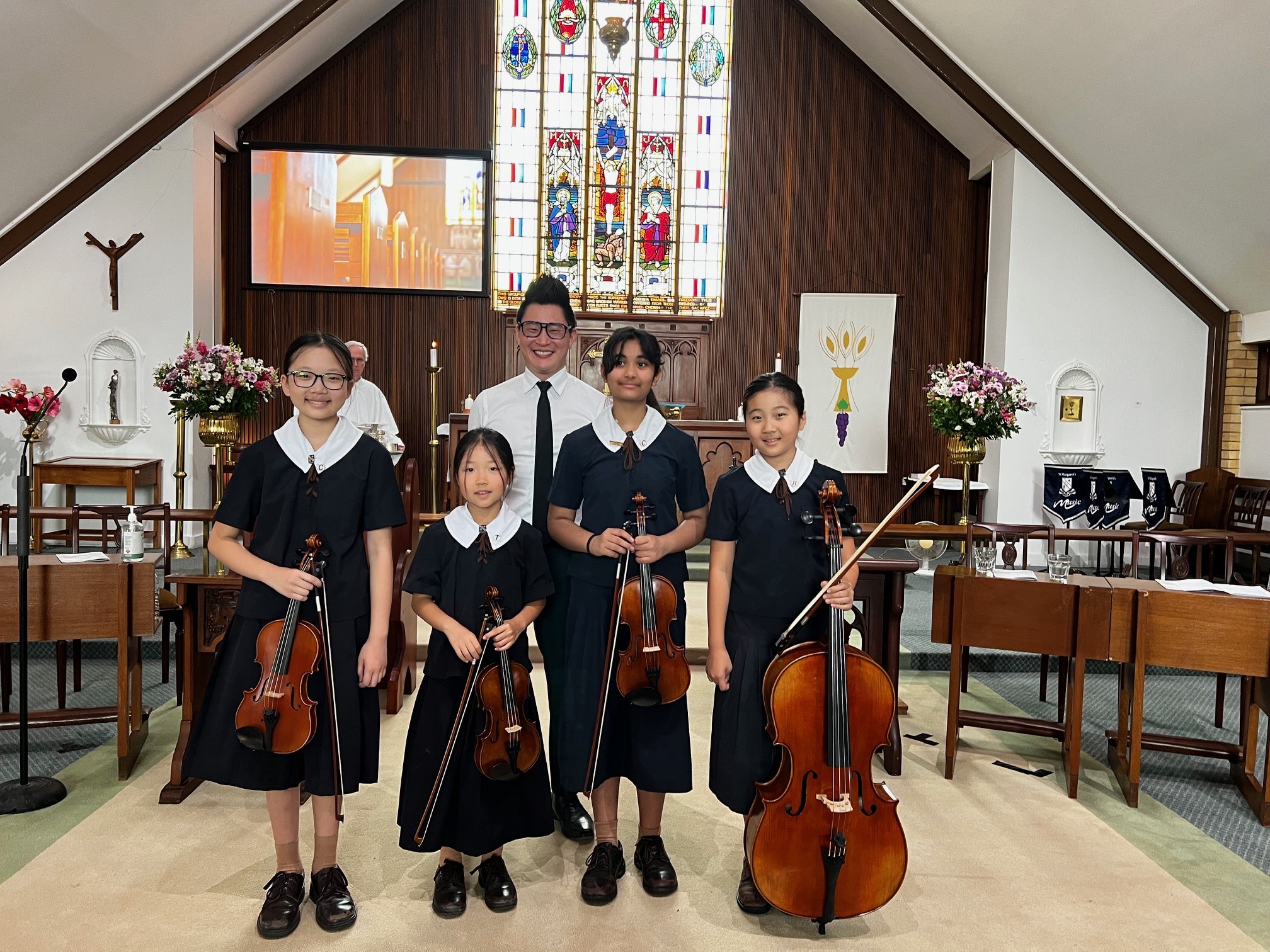 St Margaret's music students perform at St Mark's Centenary