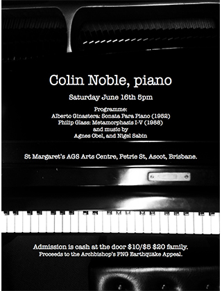 eNews Issue 16 2018 Colin Noble Piano Recital 16 June 2018