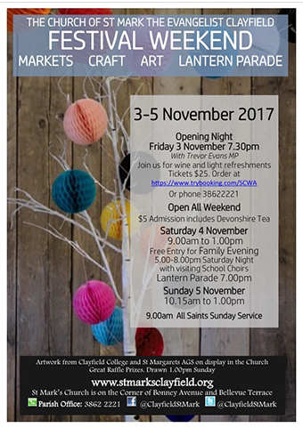 eNews Issue 33 2017 St Marks Festival Weekend 2