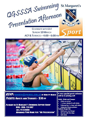 eNews Issue 5 2019 QGSSSA Swimming Presentation