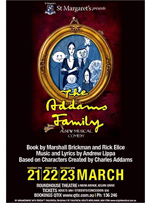 eNews Issue 5 2019 The Addams Family logo