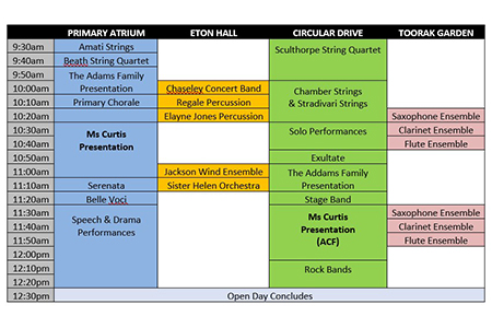 eNews Issue 6 2019 Open Day Music Performances Final