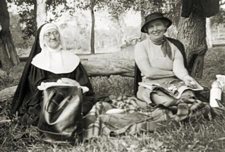 1957 Sister Mary with Miss Wearin