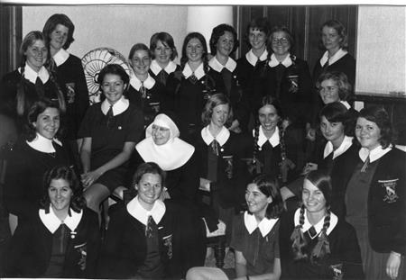 1974 Prefects with Annabelle Chaplain