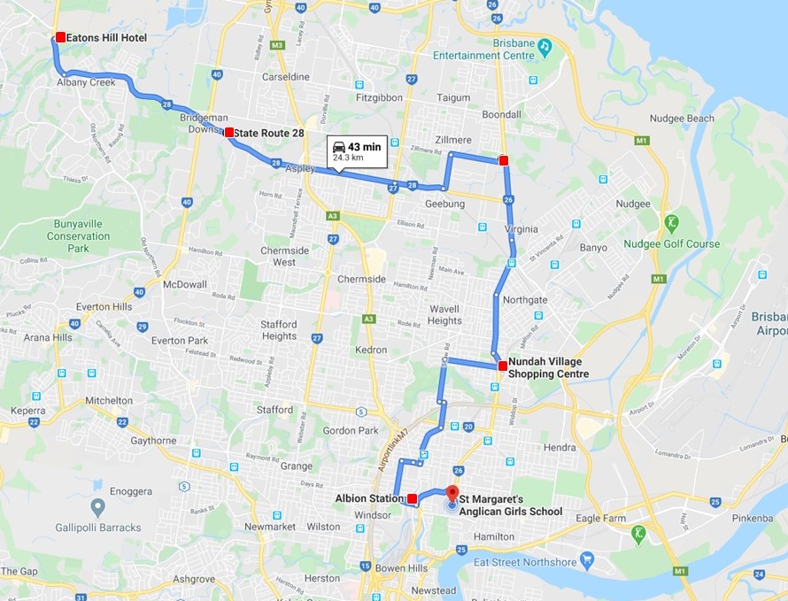 bus route Map