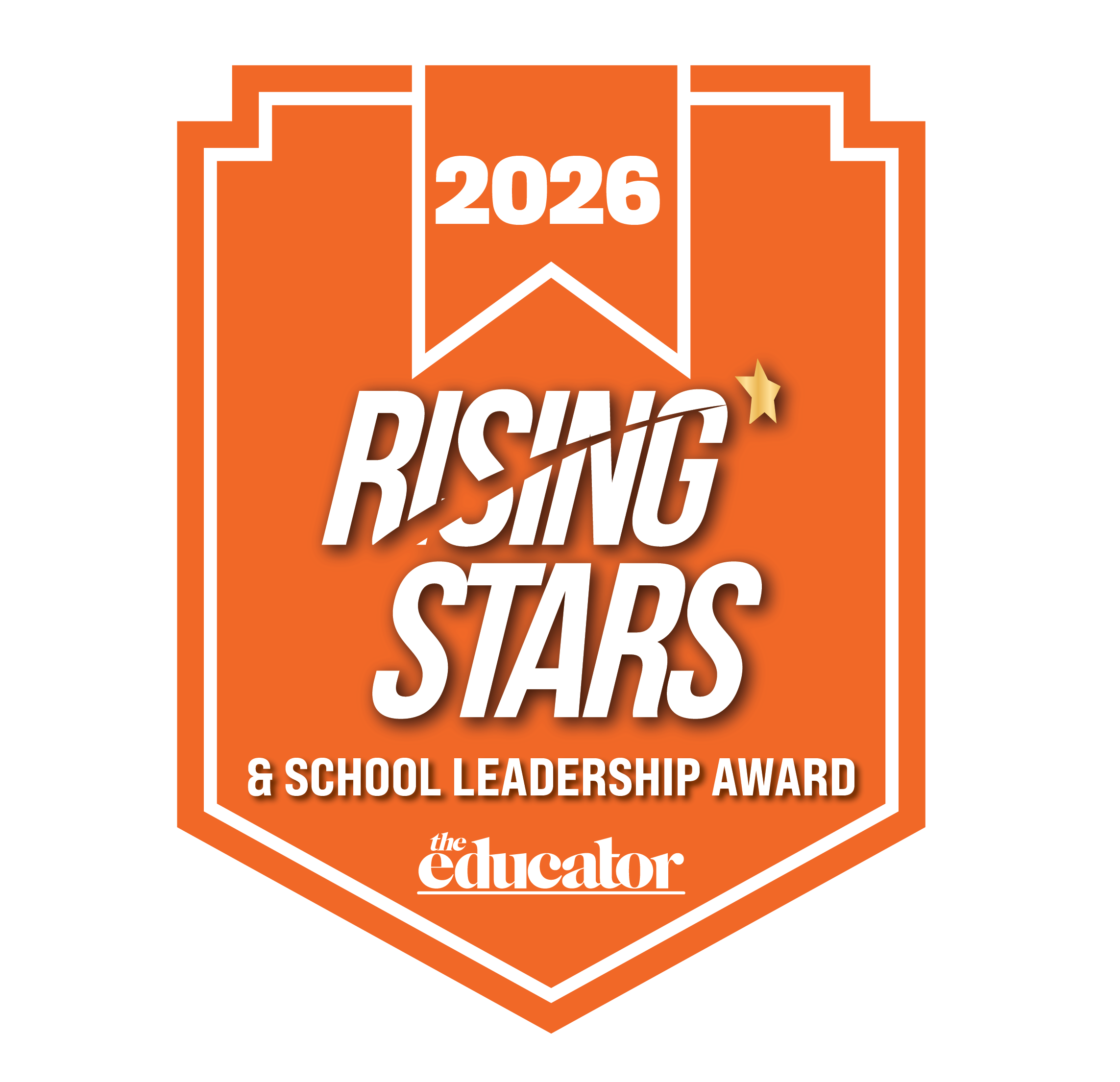 The Educator Rising Stars 2026 Medal